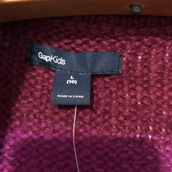 GAP Kids Colorblock Cardigan Sweater NEW - Picture 4 of 5